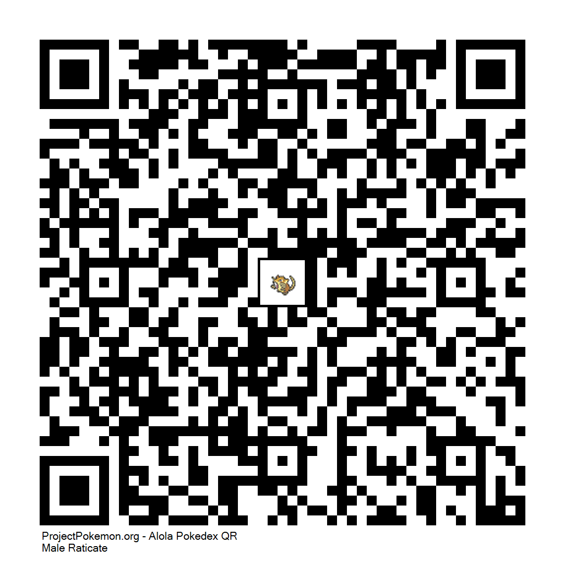 Cdigo QR de Raticate
